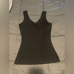 Jockey slimming v neck  tank top with middle stomach spandex support